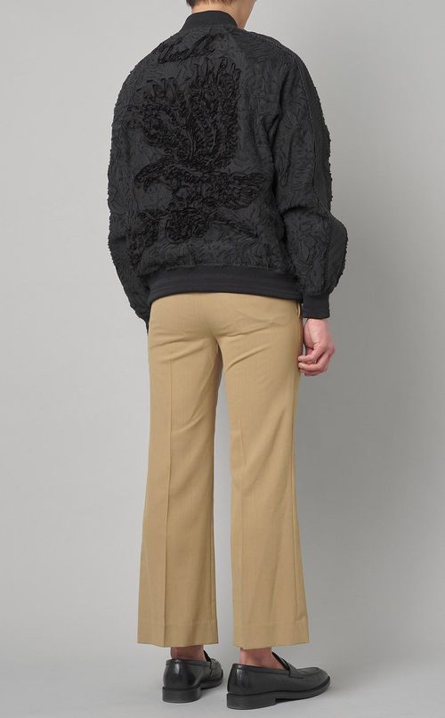 カットジャカードブルゾン