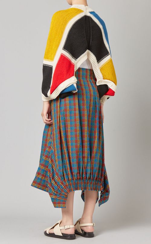 リバーシブルインターシャカーディガン