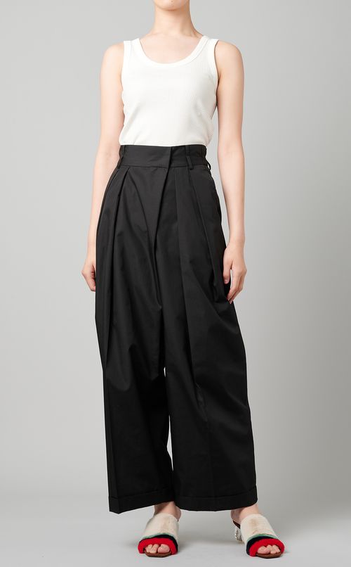 ワイドタックイージーパンツ