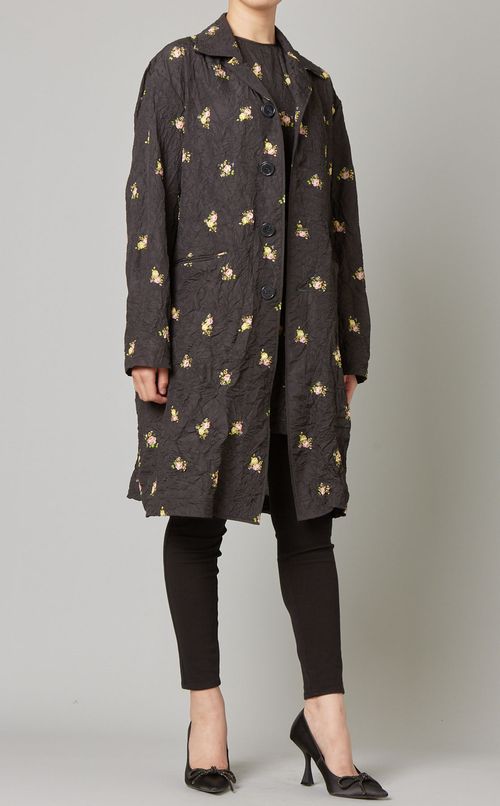 フラワープリントミニワンピース