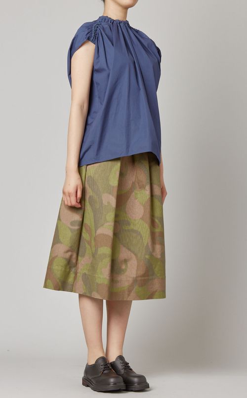 カモフラージュプリントスカート
