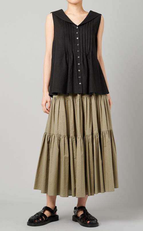 セーラーカラータックブラウス