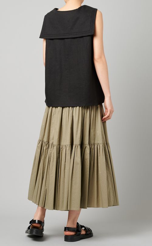 セーラーカラータックブラウス