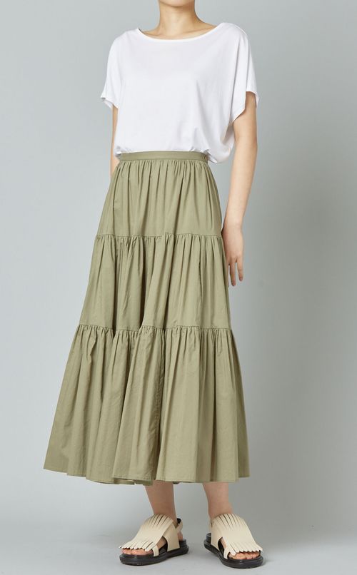 ティアードコットンスカート