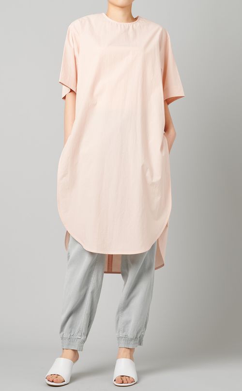 ハイスリットロングシャツ