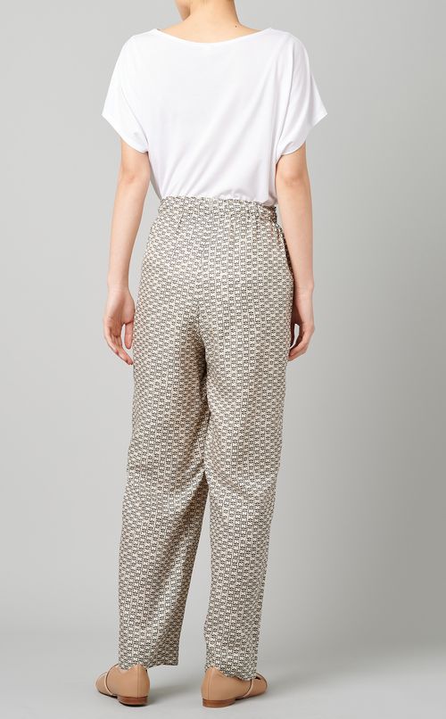 ドローストリングプリントパンツ