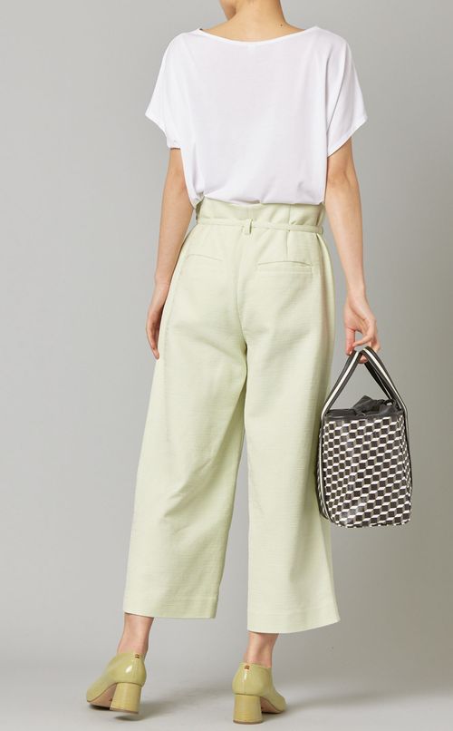 コットンリネンワイドパンツ