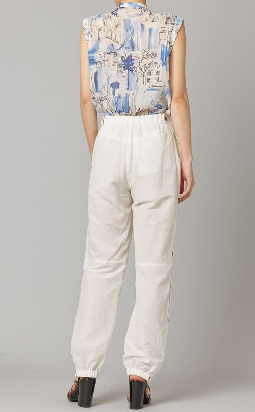 ボタン付ジョガーパンツ