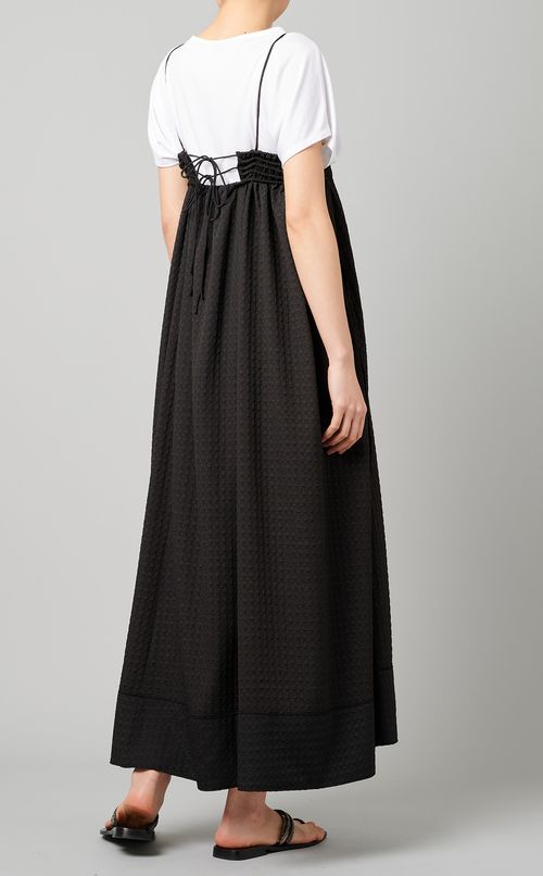 シャーリングキャミソールワンピース