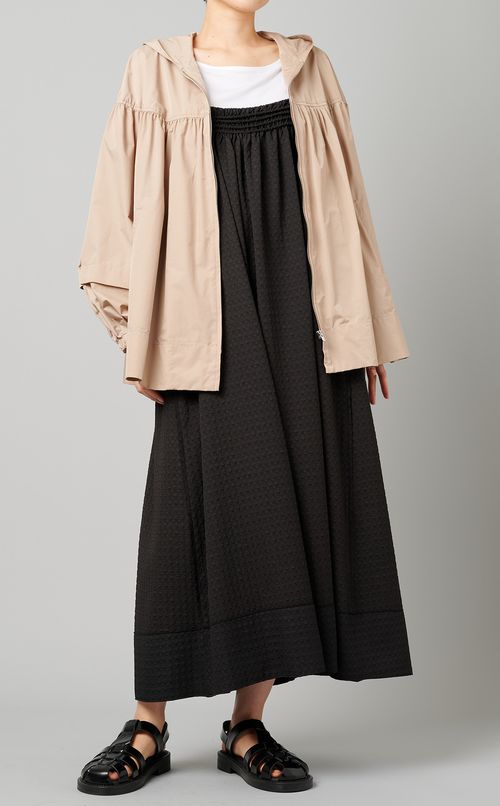 シャーリングキャミソールワンピース