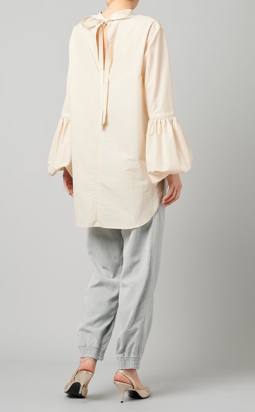 ボリュームスリーブシャツブラウス