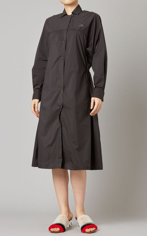 ナイロンシャツワンピース