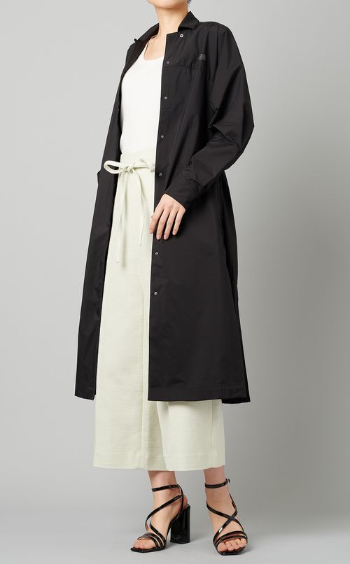 ナイロンシャツワンピース