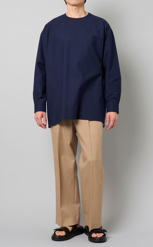 ブライトリネンタックパンツ