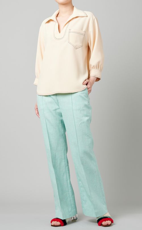 コットンリネンパンツ