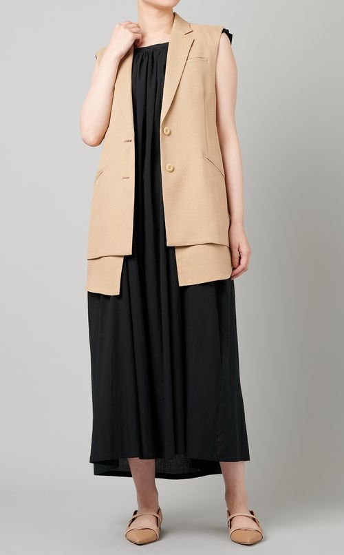 レイヤードデザインベスト