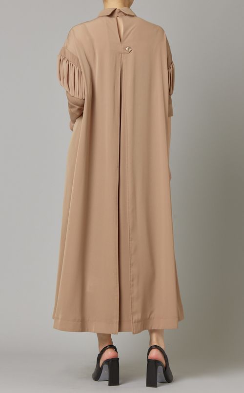 ピンタックスリーブワンピース