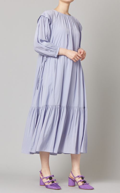 シャーリングギャザーワンピース