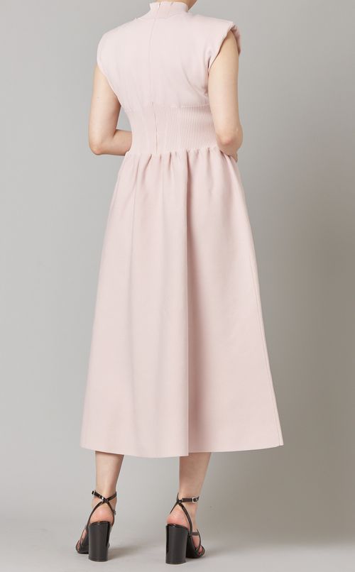 コルセットデザインニットワンピース