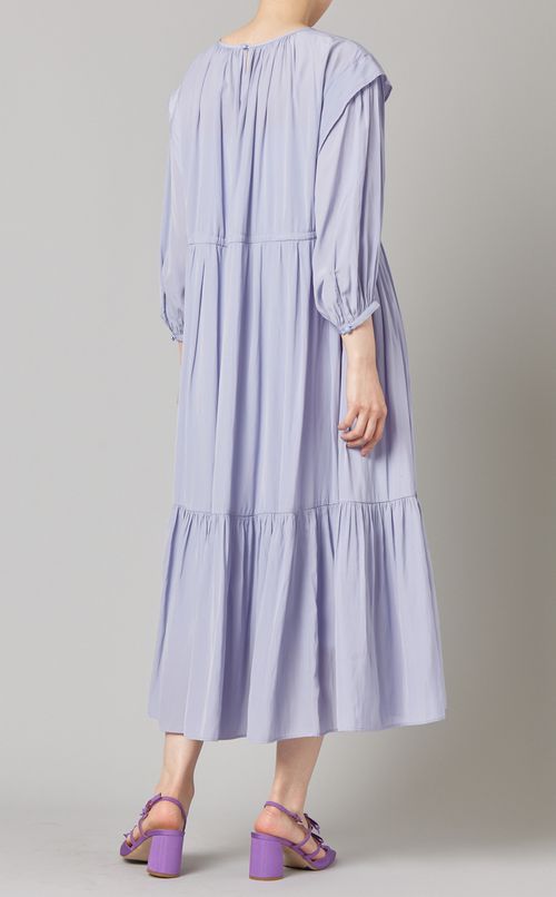 シャーリングギャザーワンピース