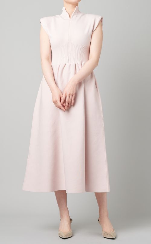 コルセットデザインニットワンピース