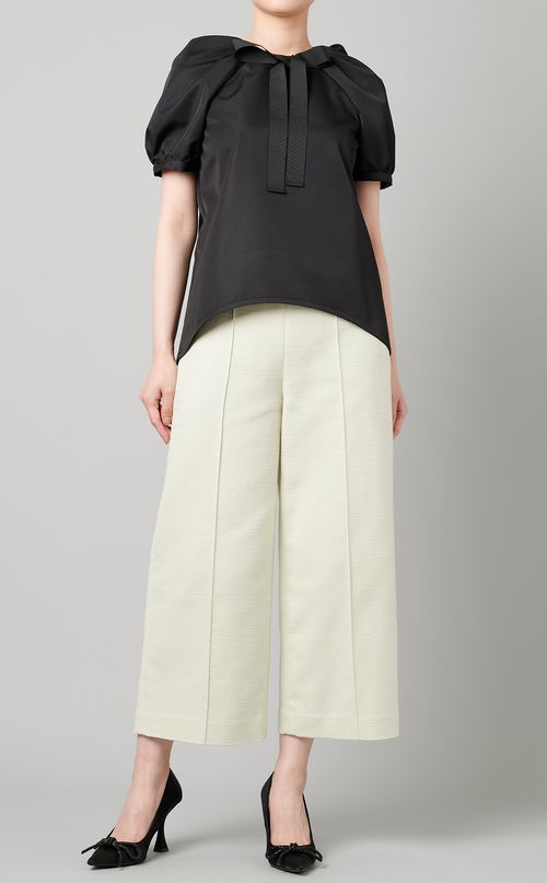 ボリュームスリーブリボンブラウス