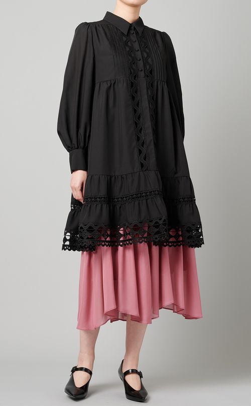 ベルト付フレアヘムスカート