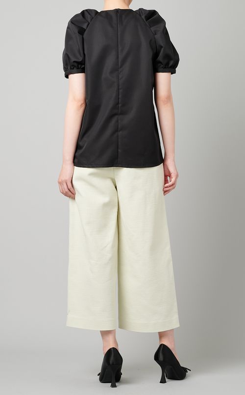 ボリュームスリーブリボンブラウス