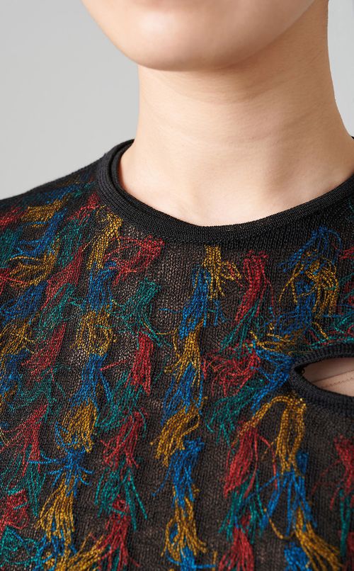 ジャガードプルオーバー