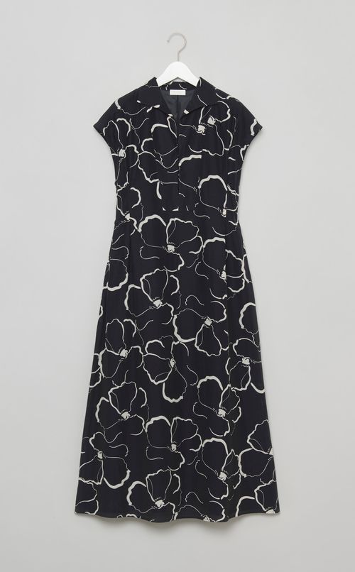 フラワープリントワンピース