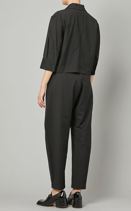 ウールトロクロップドテーラードジャケット