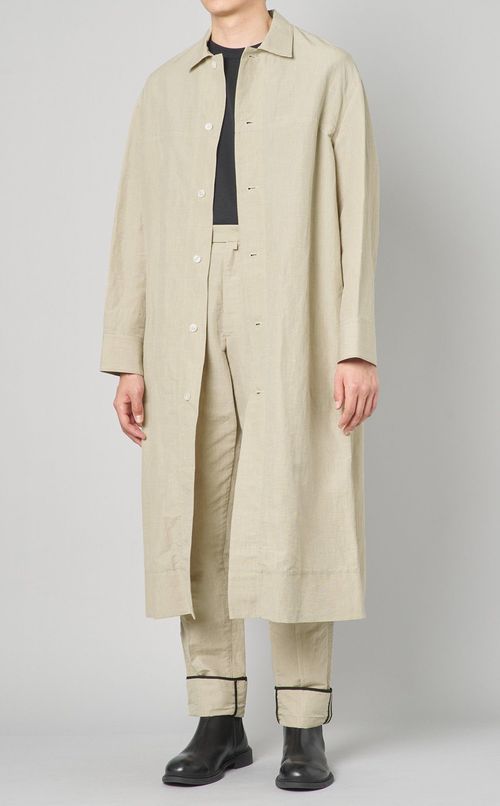 ダブルボタンタックパンツ