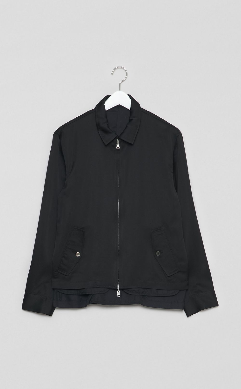 レイヤードリバーシブルブルゾン