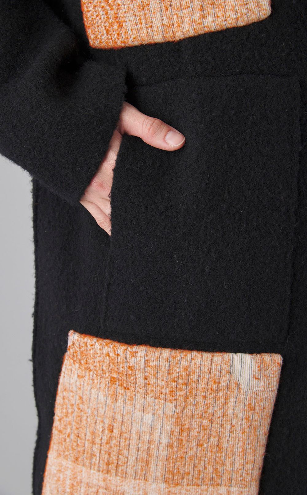 【roop】ニードルパンチパッチコート