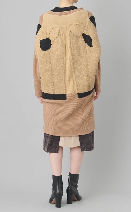 【roop】ニードルパンチカーディガンコート