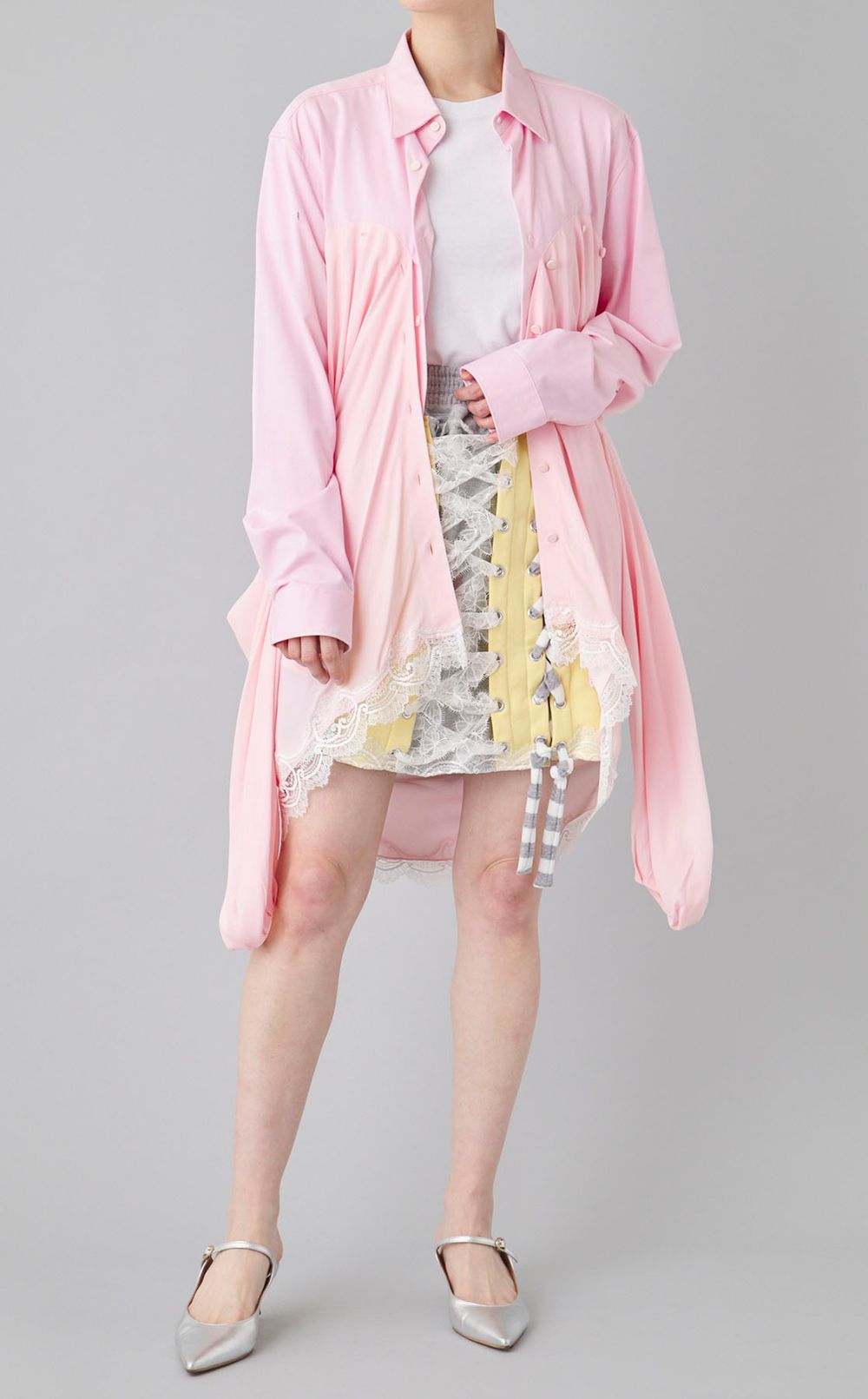 【roop】スウェットレースアップスカート