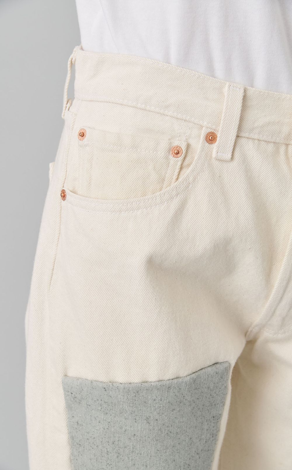 【roop】ニードルパンチパッチデニム