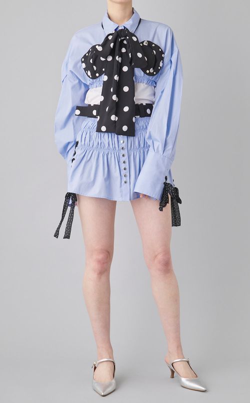 【roop】ブルードットミニスカート