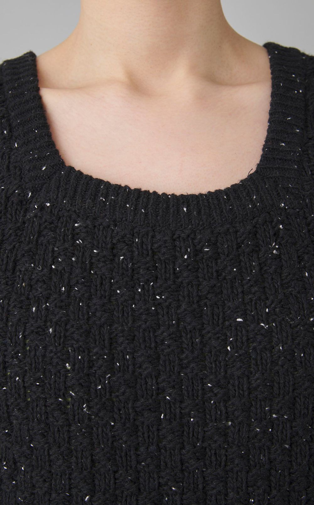 【roop】ニットベストドッキングフレアドレス