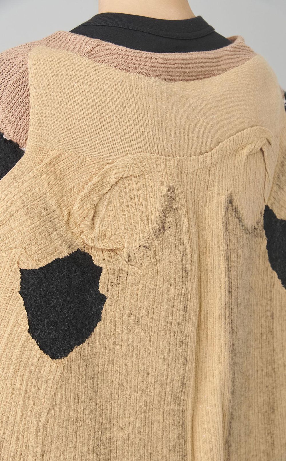 【roop】ニードルパンチカーディガンコート