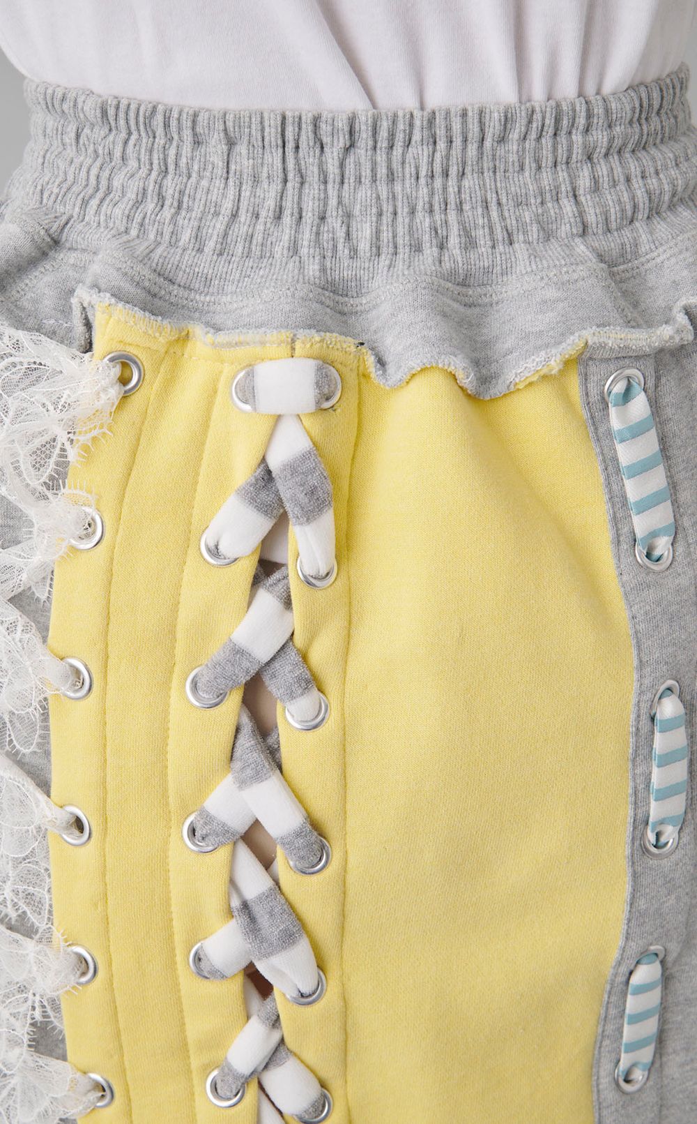 【roop】スウェットレースアップスカート