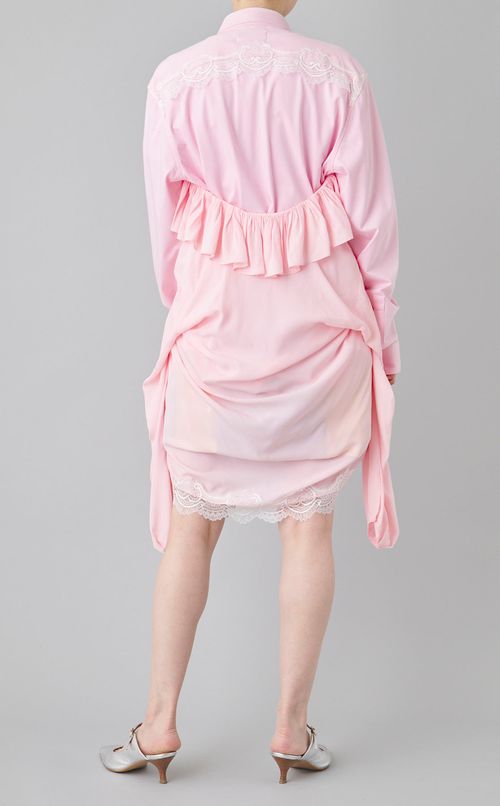 【roop】ピンクドッキングシャツ