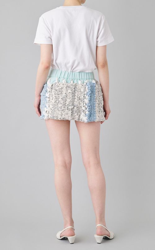 【roop】ニットマイクロミニスカート