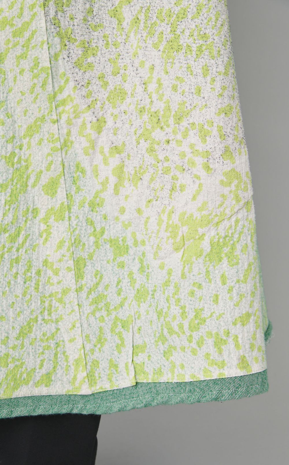 【roop】ニットベストドッキングフレアドレス