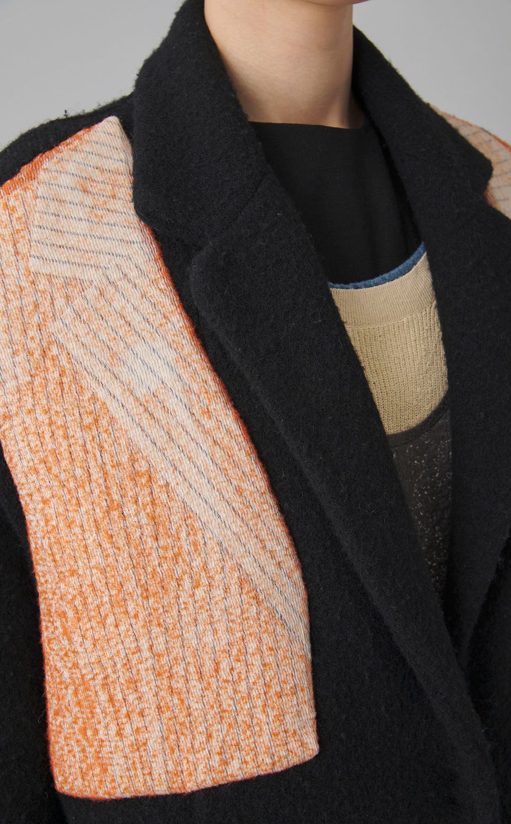 【roop】ニードルパンチパッチコート