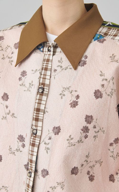 【roop】ニードルパンチドッキングシャツ