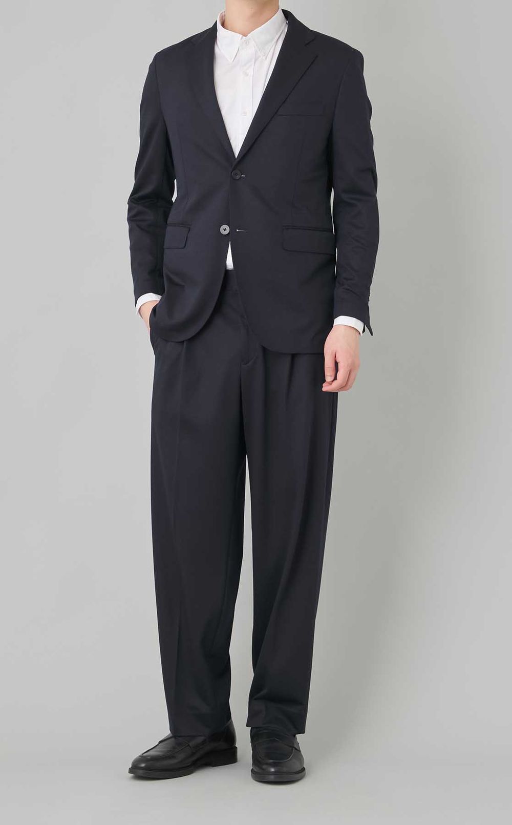 モクロディワイドテーパードパンツ