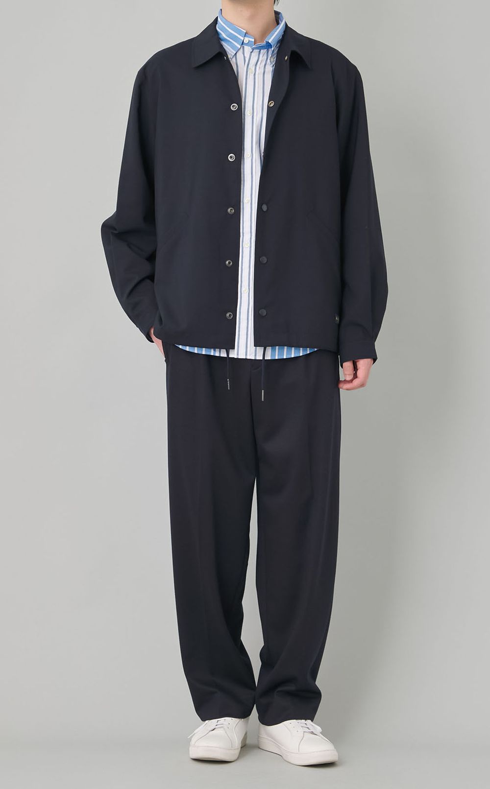 モクロディワイドテーパードパンツ