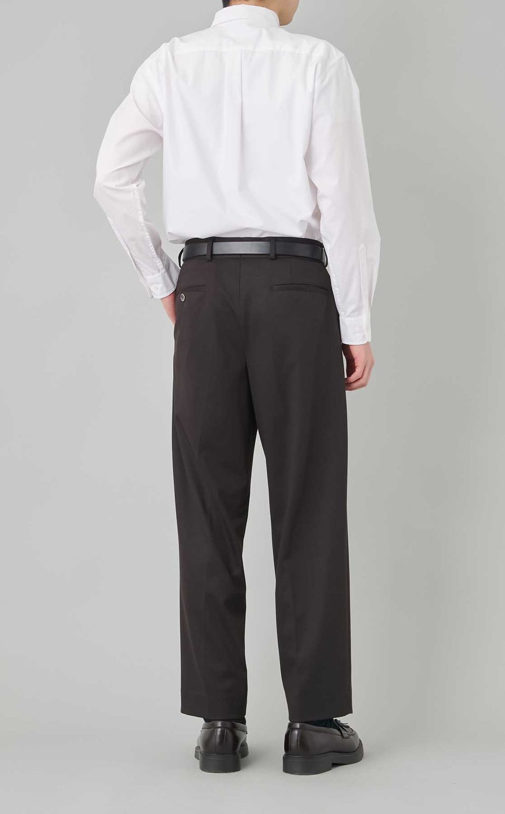 モクロディワイドテーパードパンツ