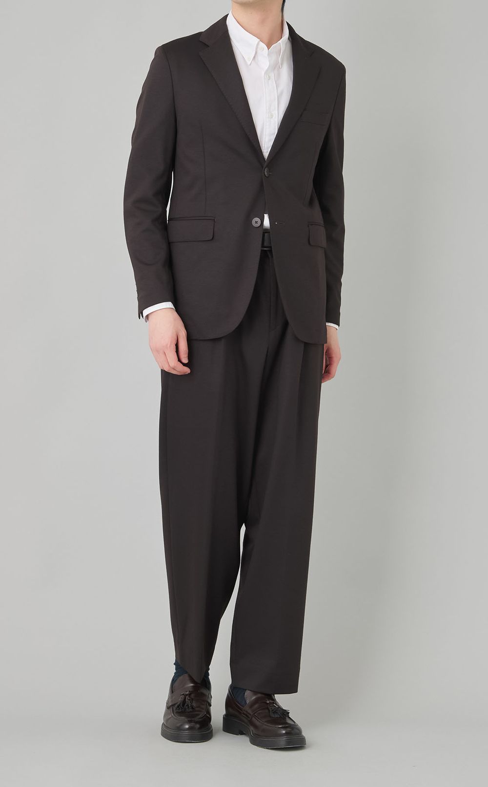 モクロディワイドテーパードパンツ